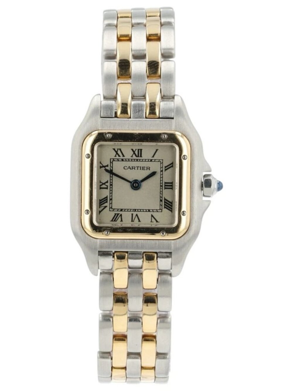 Cartier Panthere Silver Dial 18k Gold & Steel 22mm Quartz Women’s Watch 6692
